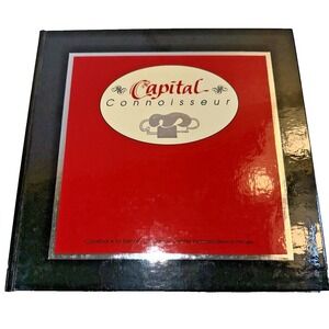 Vintage 1988 "The Capital Connoisseur" Regional Fundraiser Cookbook HC NOS